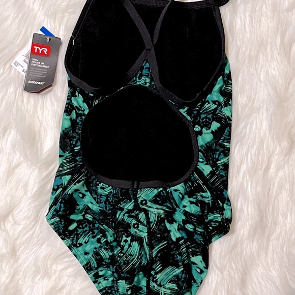 New TYR Diamondfit Emulsion Durafast Swimsuit 30 XS - Picture 6 of 9